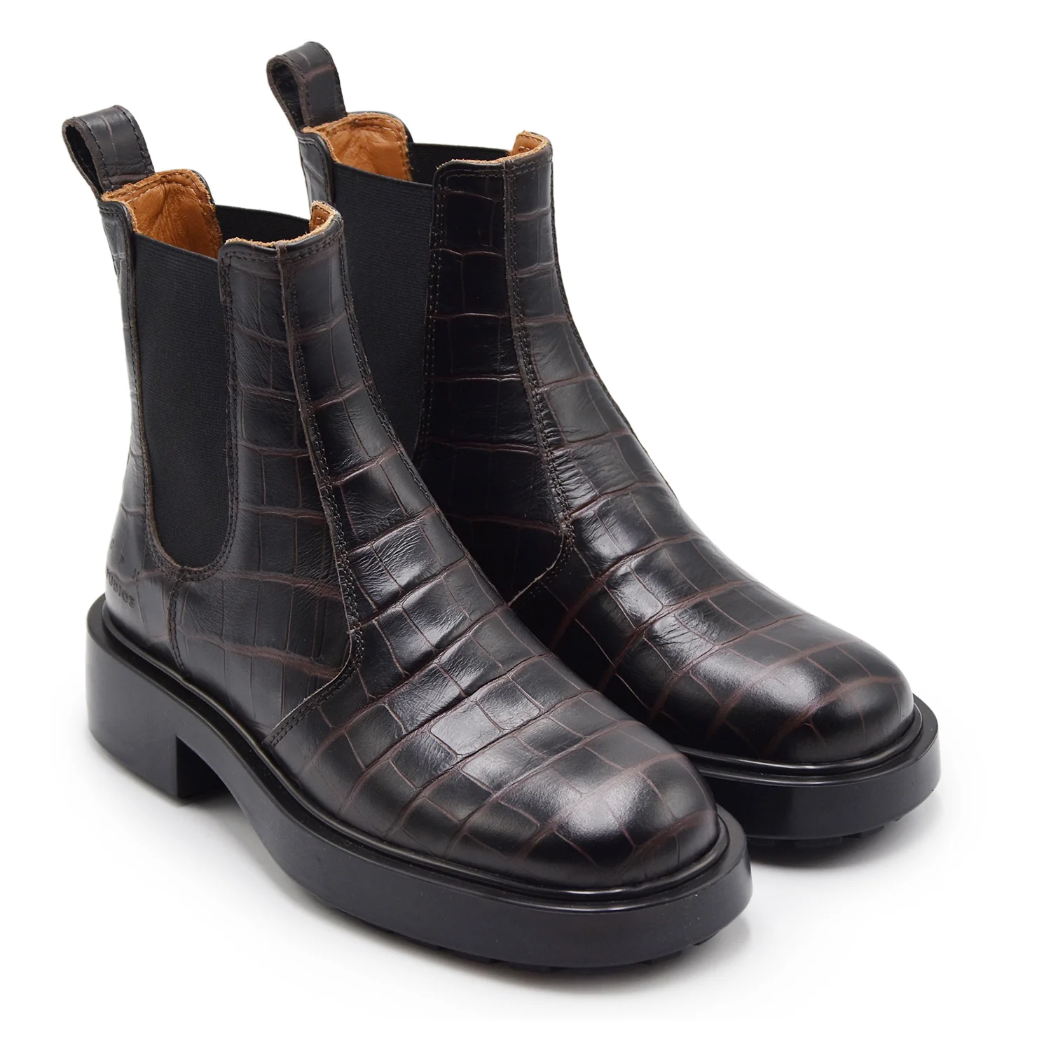 Stivaletti Copenhagen Studios Donna CPH444 Pelle Croco Marrone - Image 2