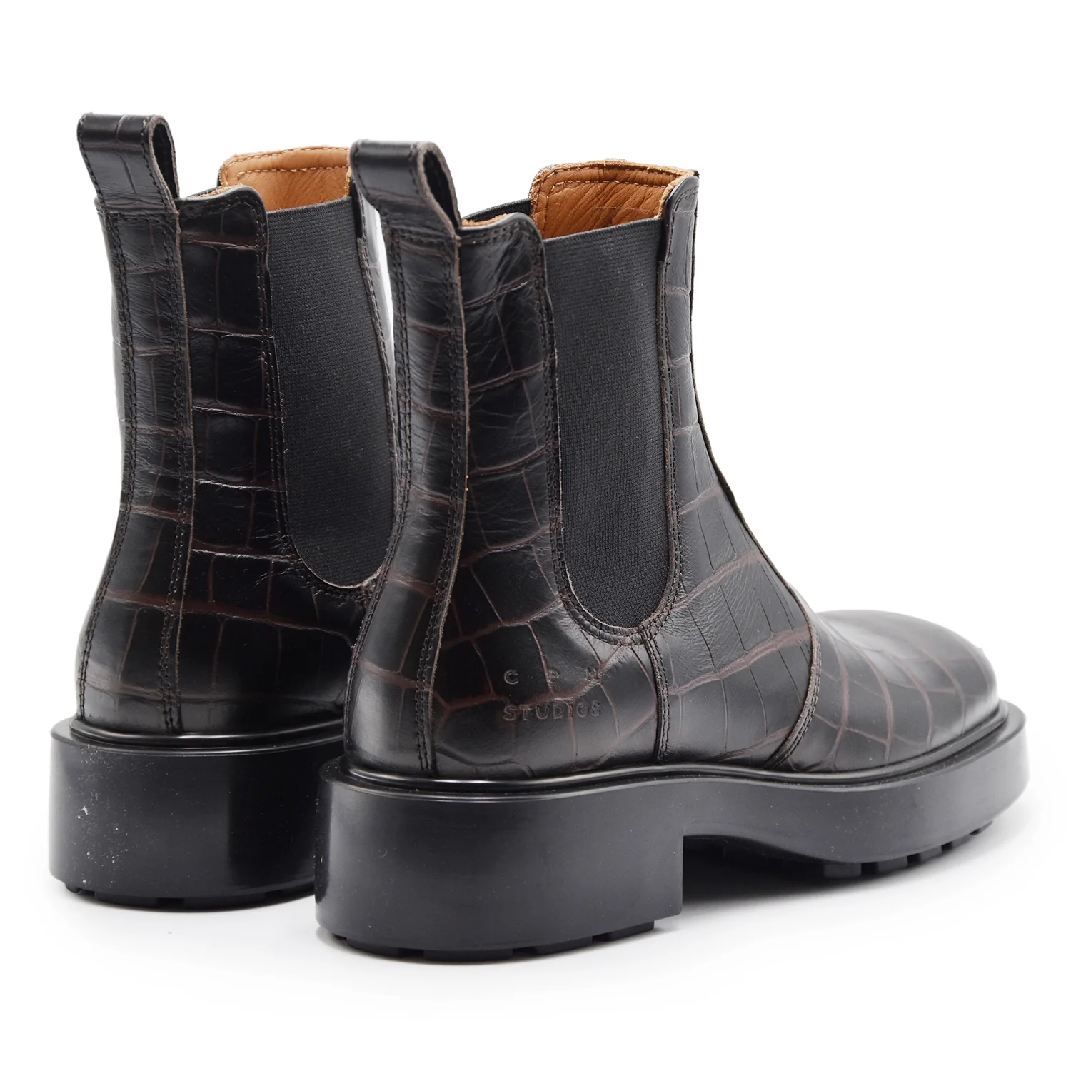 Stivaletti Copenhagen Studios Donna CPH444 Pelle Croco Marrone - Image 3