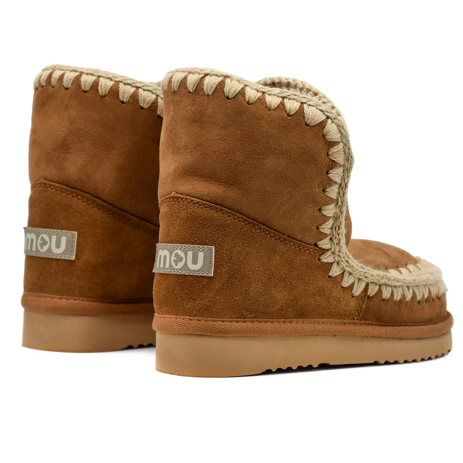 Mou Stivaletti Eskimo18 Cognac Con Tallone Rinforzato Donna - Image 3