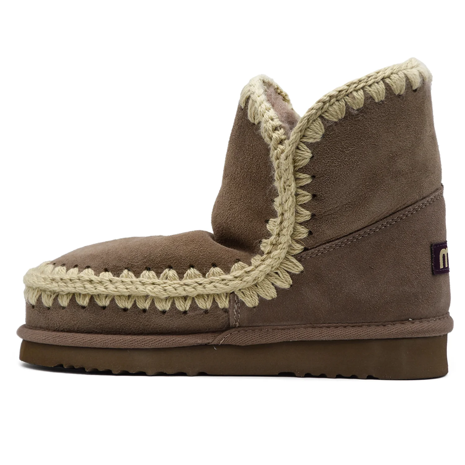 Stivaletti Mou Donna Eskimo18 Grigio Con Cuciture In Lana Donna - Image 2