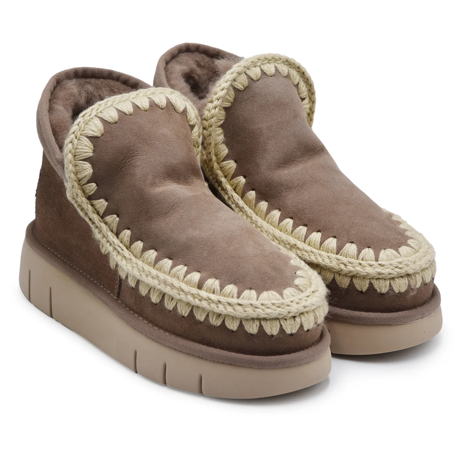 Stivaletti Mou Donna Grigio Eskimo Buonce Sneaker Molto Caldo - Image 2