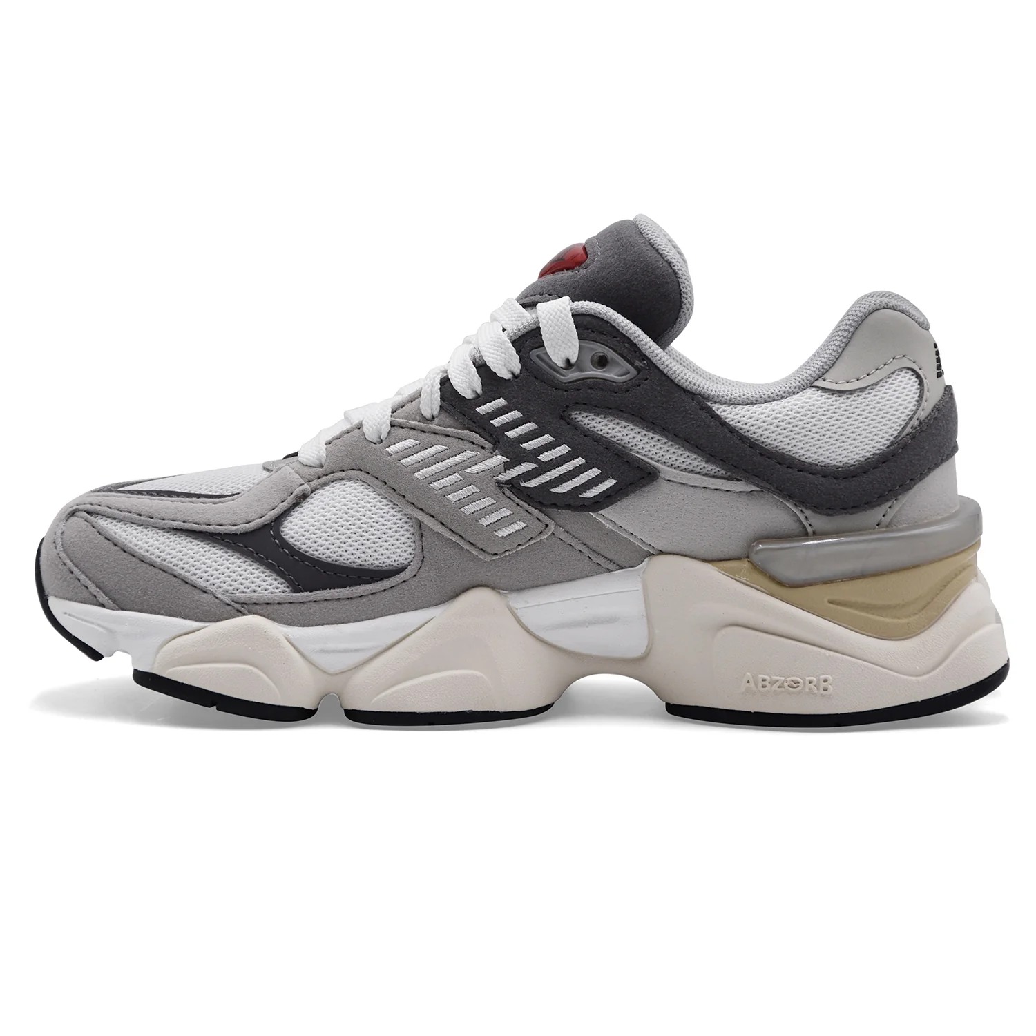 Sneakers New Balance 9060 Lace Junior Raincloud Con Castlerock - Image 3