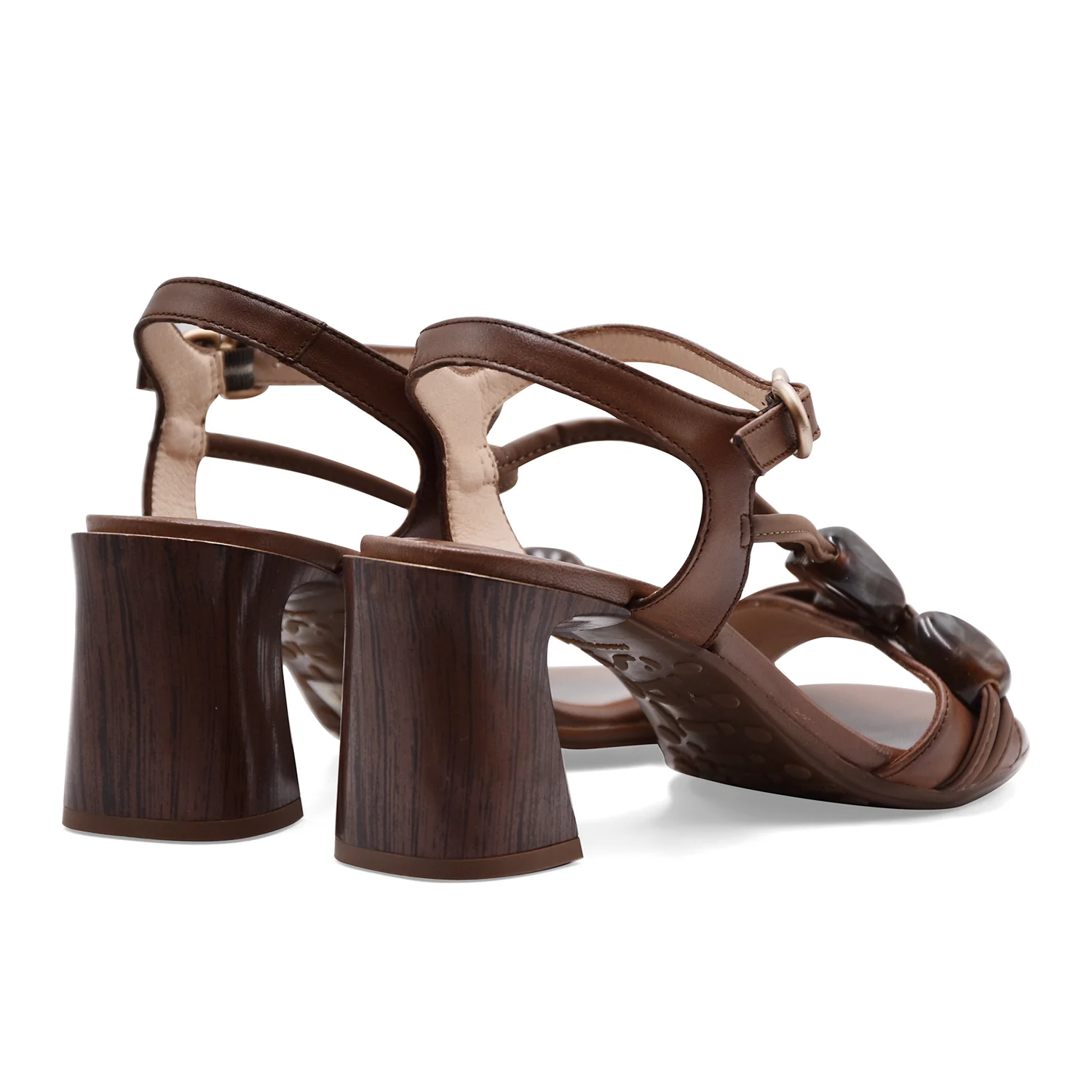 Sandali Donna Hispanitas Marrone Con Applicazioni Decorative - Image 5