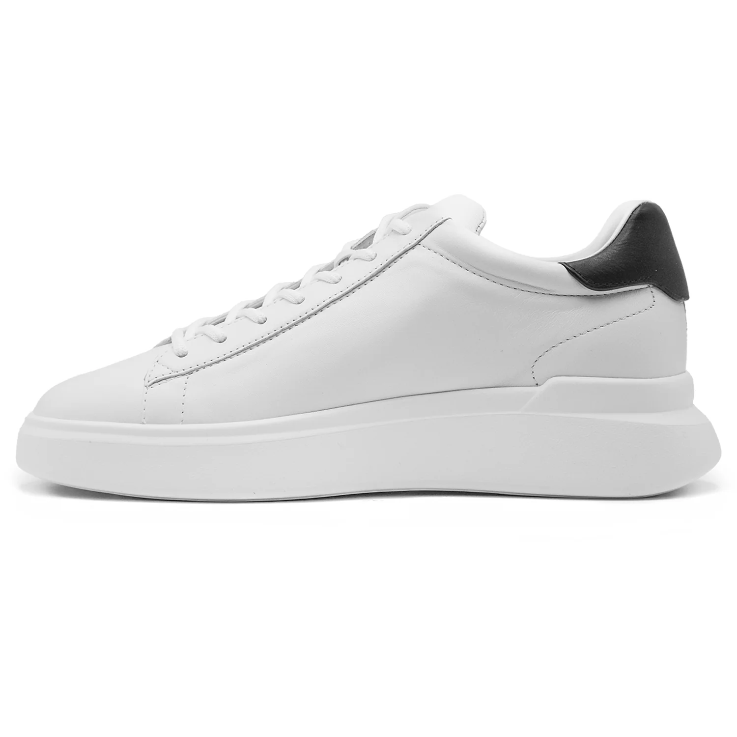 Sneakers Hogan H580 Uomo Bianco Dalle Linee Morbide Ed Essenziali - Image 4