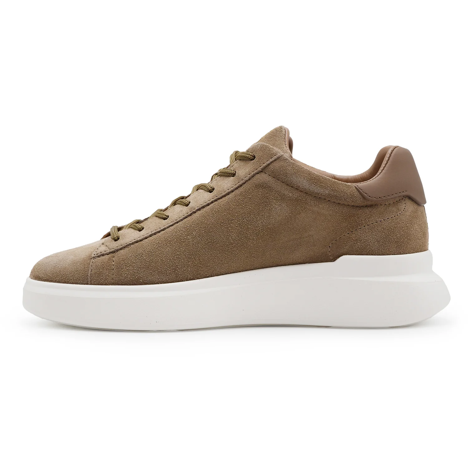 Sneakers Hogan H580 Iconiche Uomo Pelle Scamosciata Marrone - Image 4