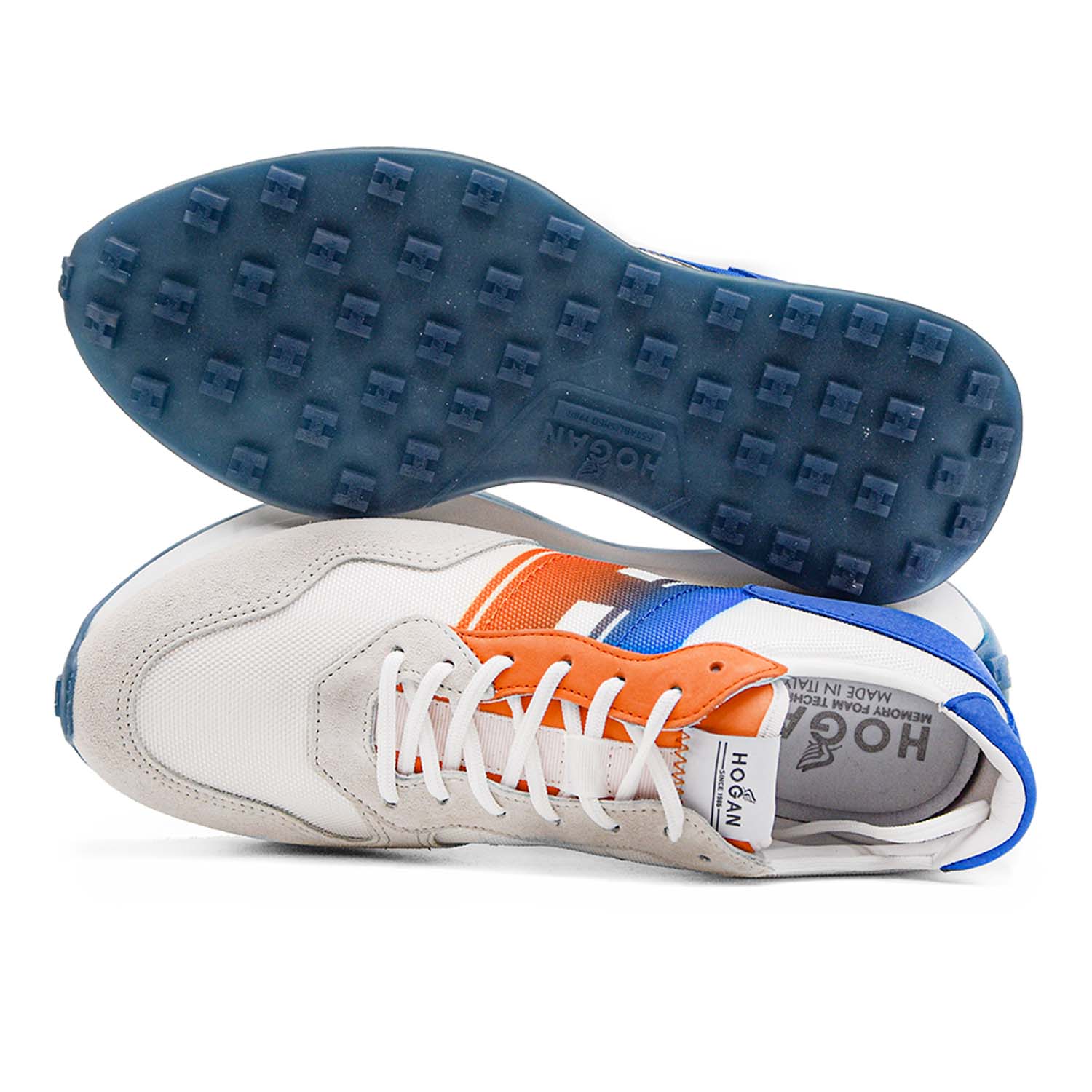 Hogan Sneakers H601 Sabbia Uomo Con Nuova Stampa Dégradé Laterale - Image 4
