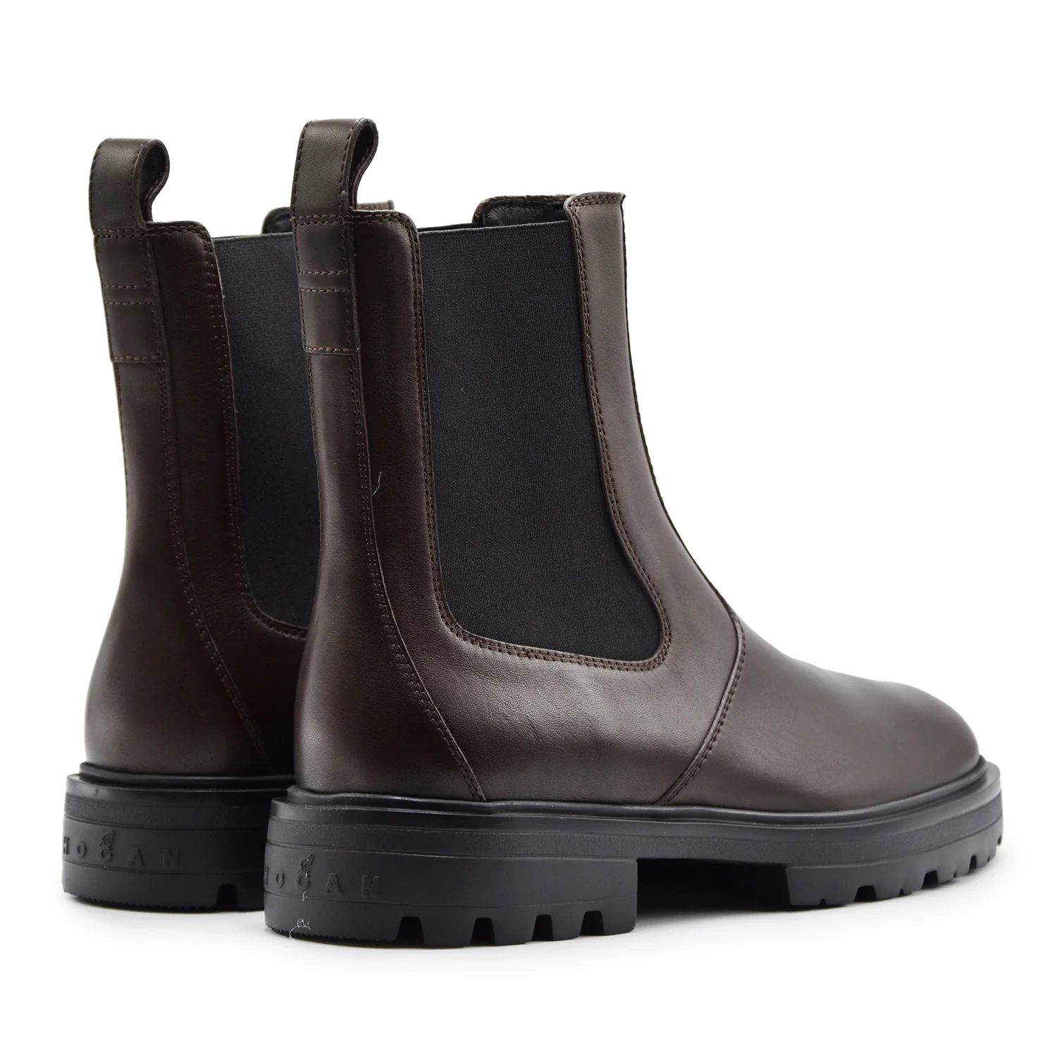 Stivaletti Chelsea Hogan H673 Uomo Marrone Ispirazione Workwear - Image 3