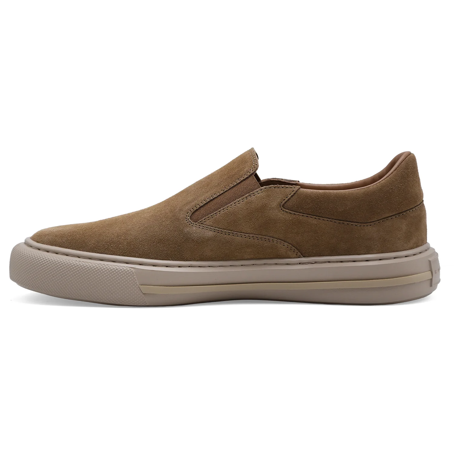 Sneakers Slip-On Hogan H691 Uomo Beige Di Stile Chic Sportivo - Image 3