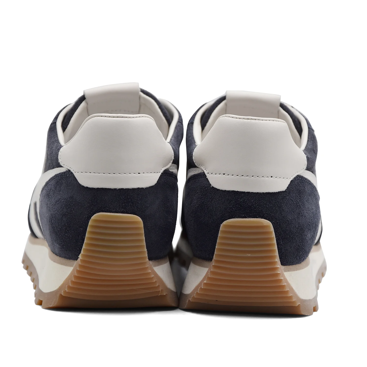 Sneakers Hogan 86er Uomo Suede Blu Navy Con Suola Extralight - Image 5