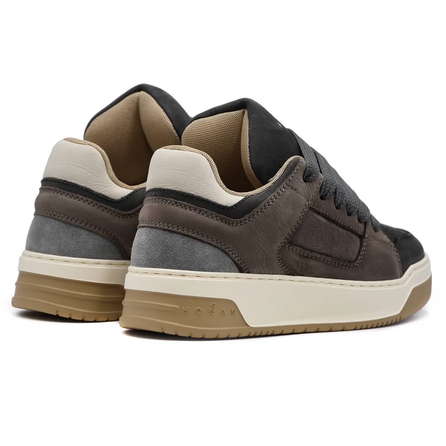 Hogan H667 Modello Ispirato Allo Skate Sneakers Grigio Donna - Image 4