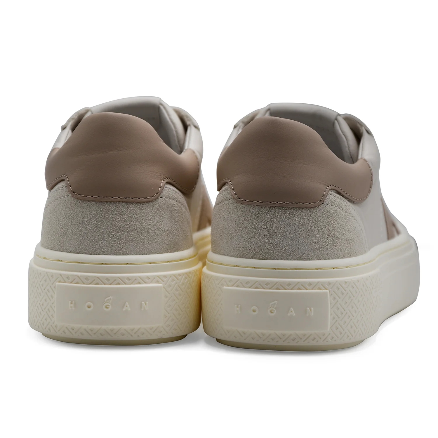 Sneakers Hogan Crosswind Donna H705 Beige Soletta Memory Foam - Image 5