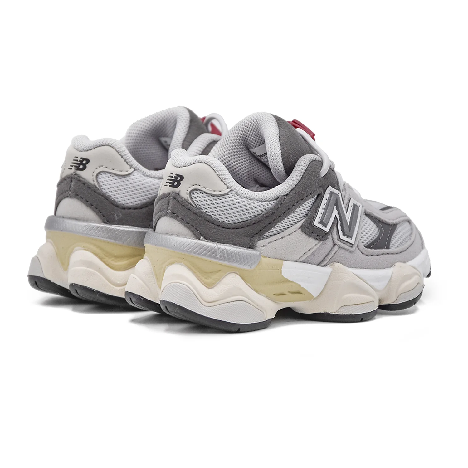 New Balance Bambino 9060GY Grigio Calza I Piedi Più Piccoli - Image 4