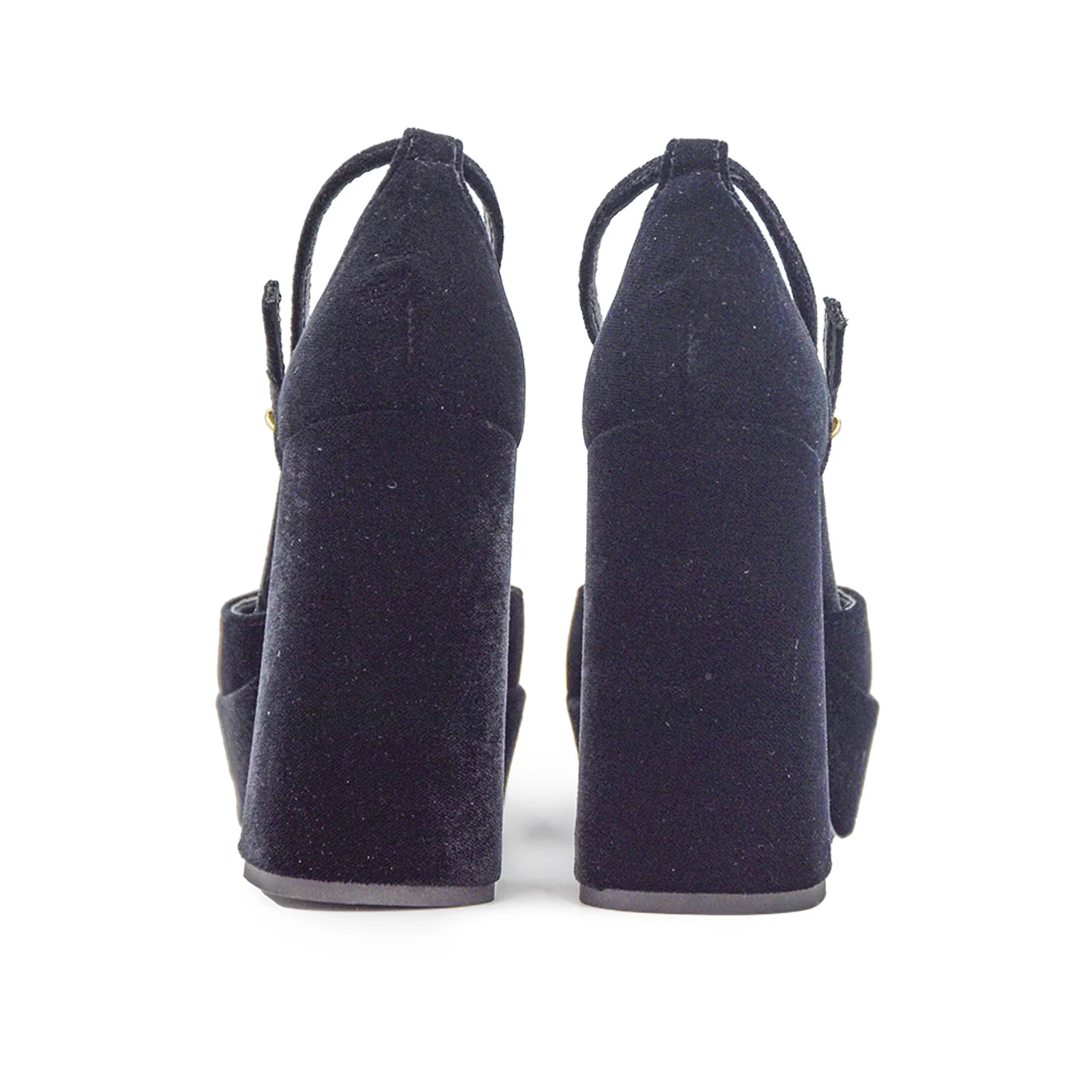 Love Moschino Nero Décolleté Donna Con Robusto Tacco A Cilindro - Image 3