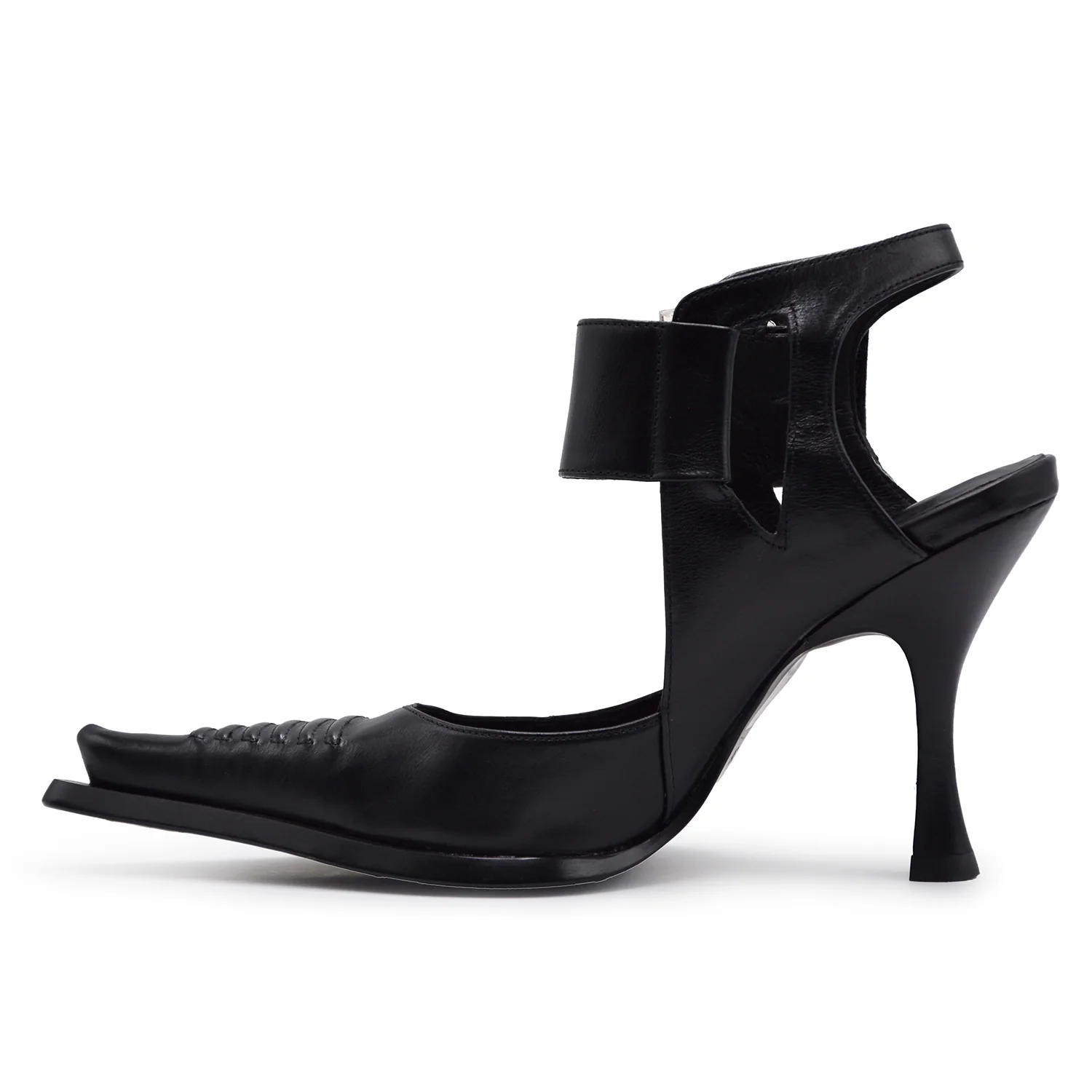 Chanel Jeffrey Campbell Donna DIRECTED Nero Con Punta Goffrata - Image 5