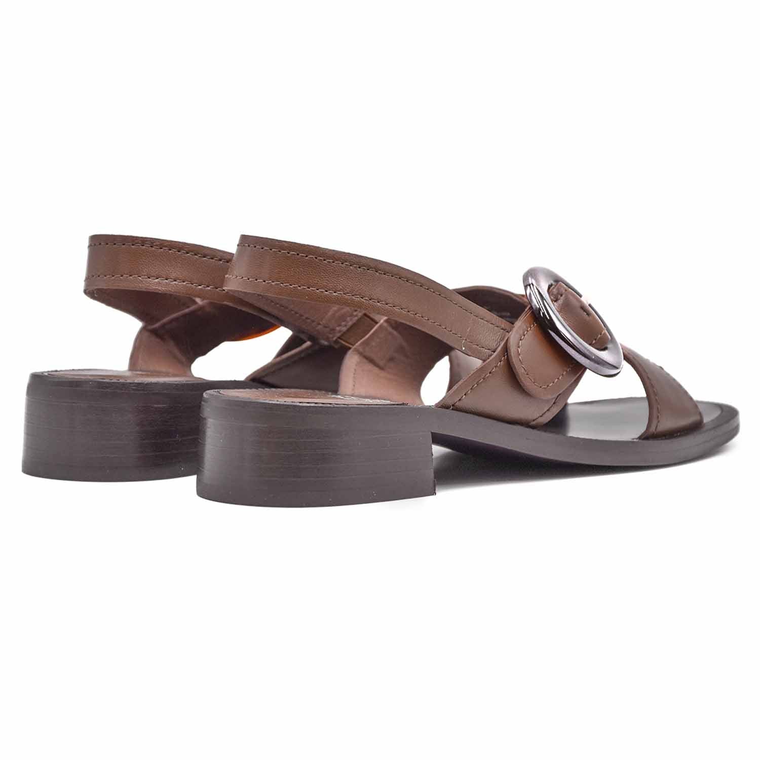 Jeffrey Campbell Glimpse-SB Marrone Sandali Donna Fibbia Bachelite - Image 3