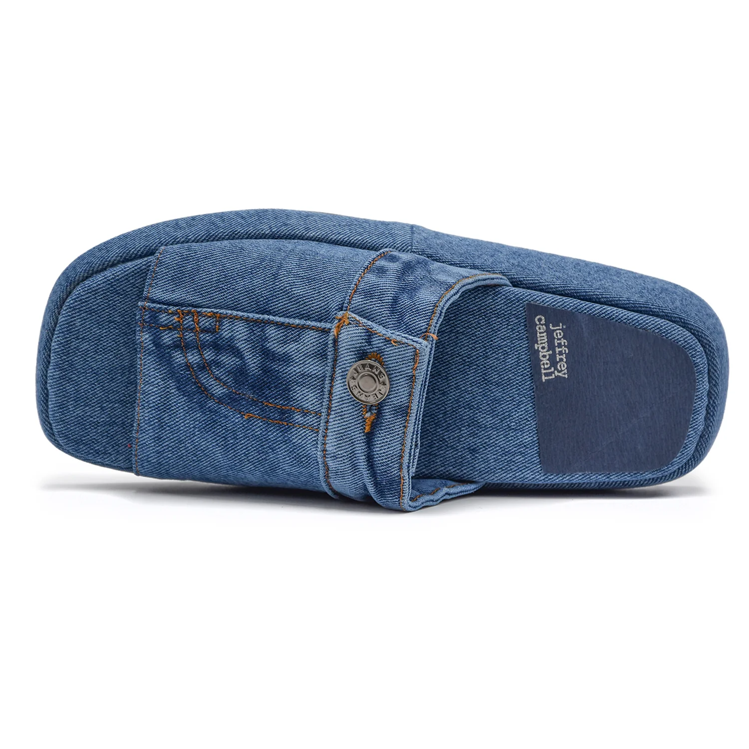 Sandali Jeffrey Campbell Blue-Sky Blu Giocoso In Denim Donna - Image 3