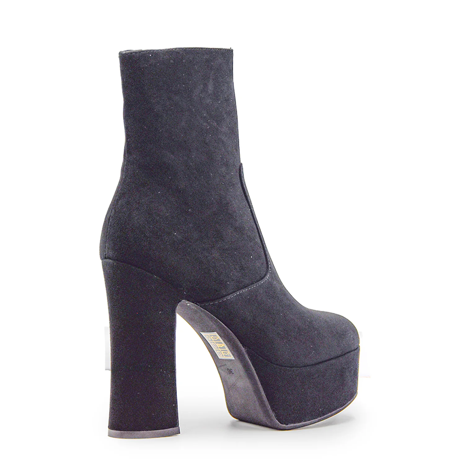 Stivaletti Donna Jeffrey Campbell Nero Brat-z Con Punta Mandorla - Image 3