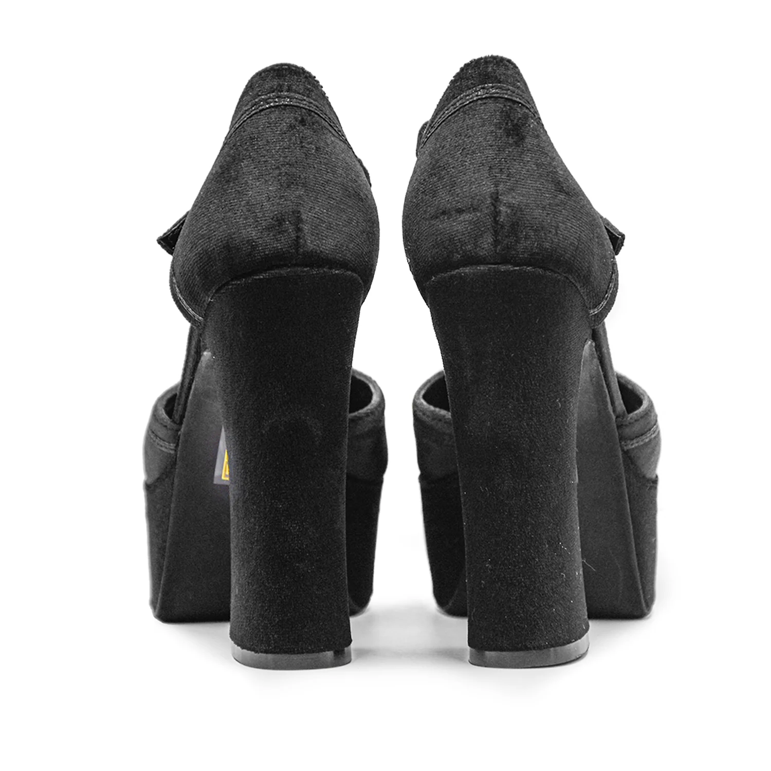 Décolleté Jeffrey Campbell New Pumps Low Down Donna Velluto Nero - Image 3