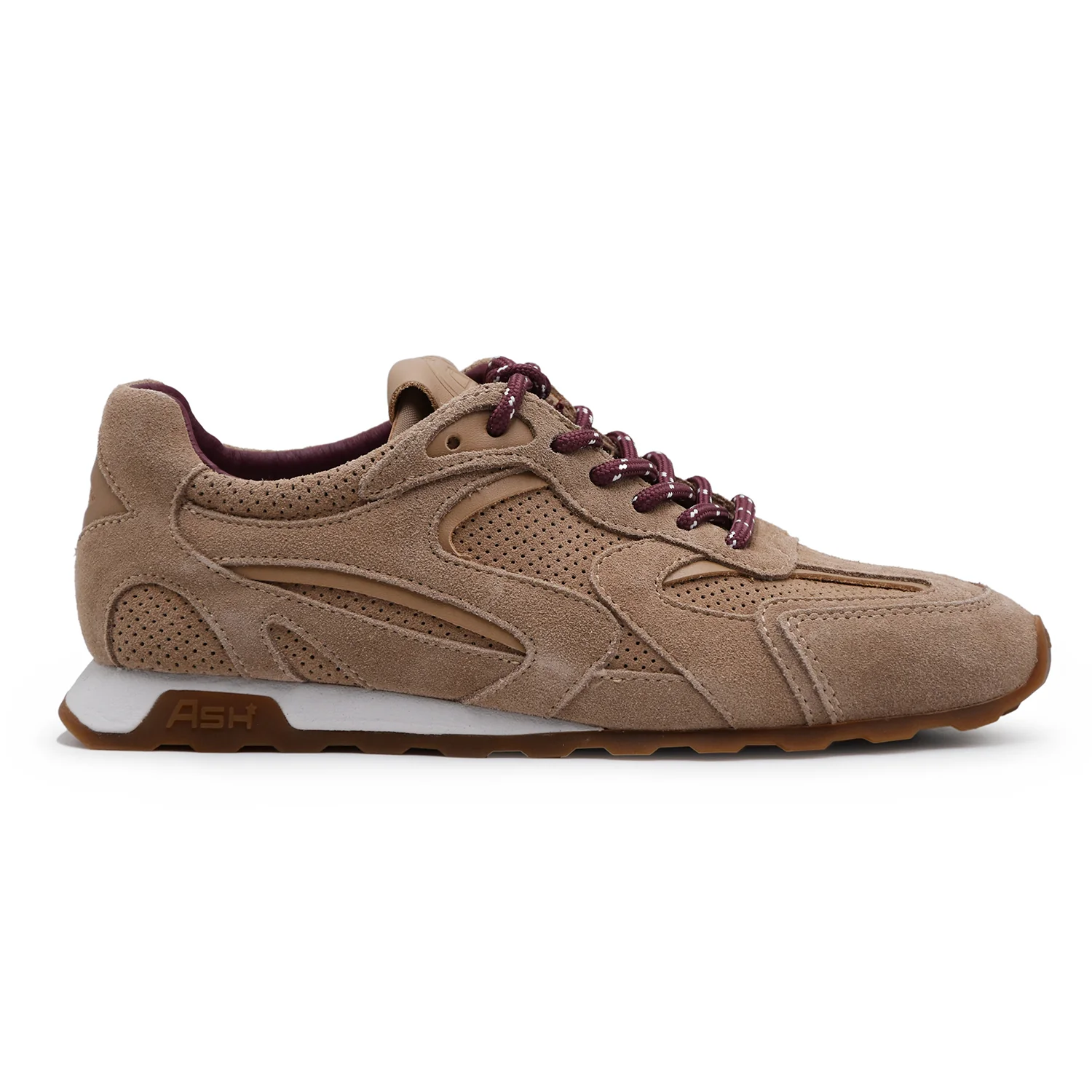 Sneakers Ash Donna Kasar Nocciola Stile Minimal E Sofisticato