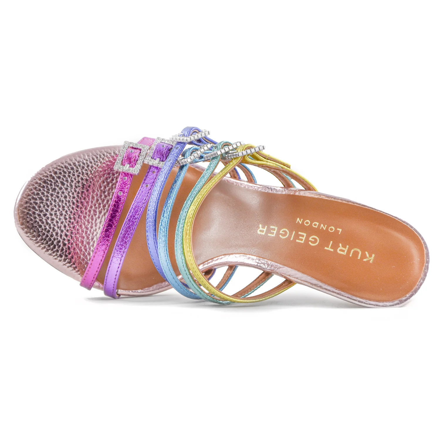 Kurt Geiger London Sandali Pierra Donna Multicolore Senza Retro - Image 3