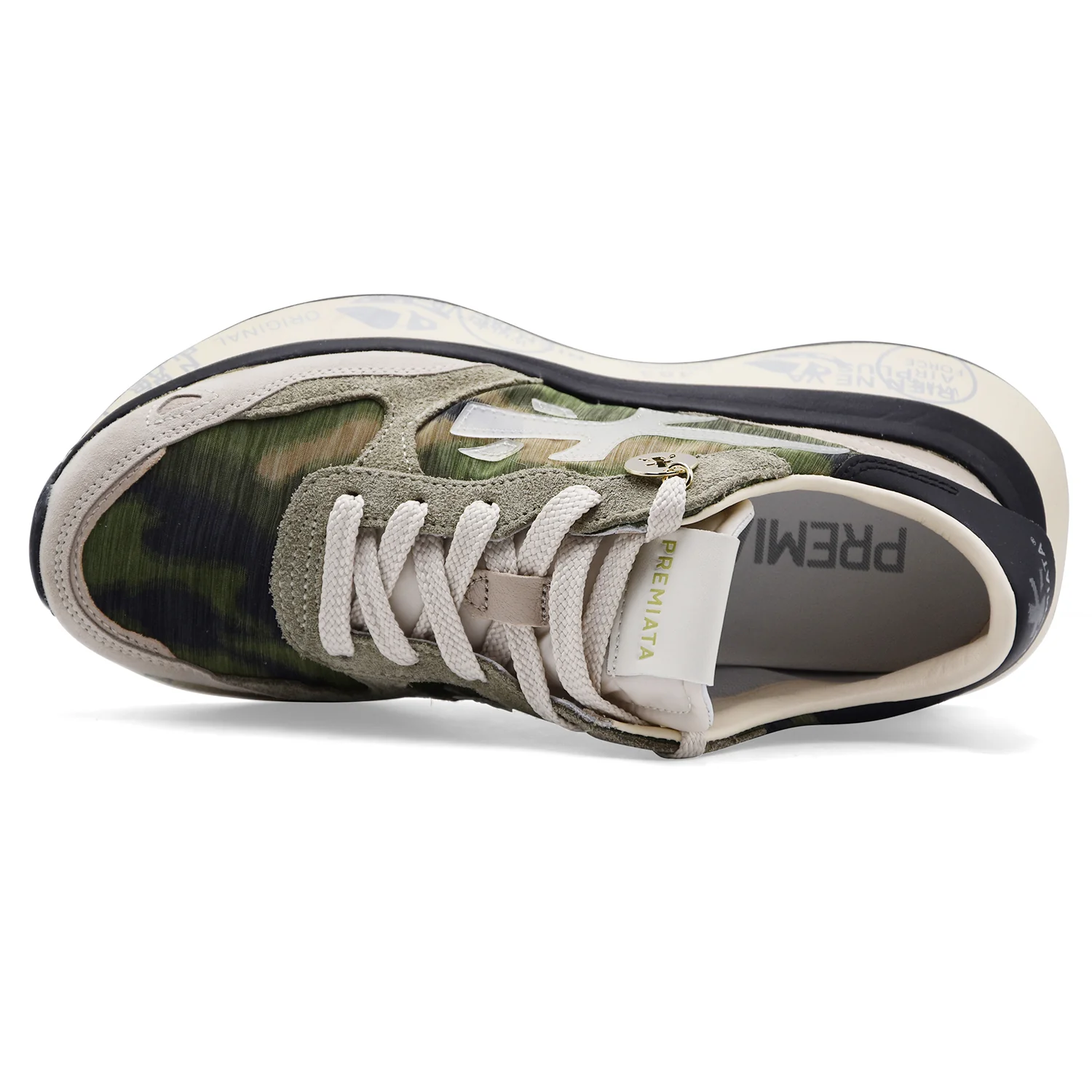 Sneakers Donna Premiata Lauryn 8185 Fantasia Stile Camouflage - Image 4