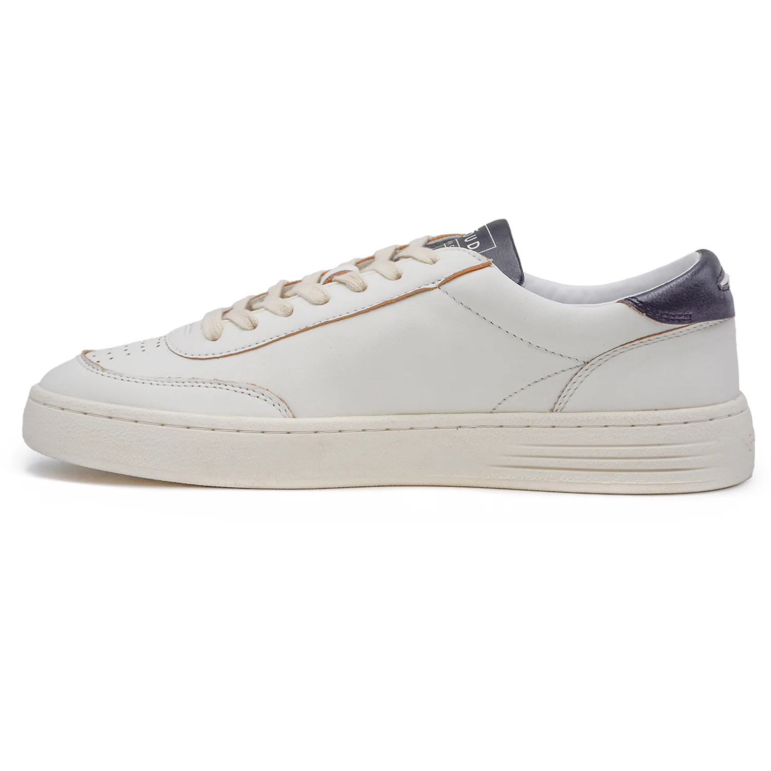 Ghoud Sneakers Uomo Bianco Nero Lido Con Estremità Arrotondate - Image 3