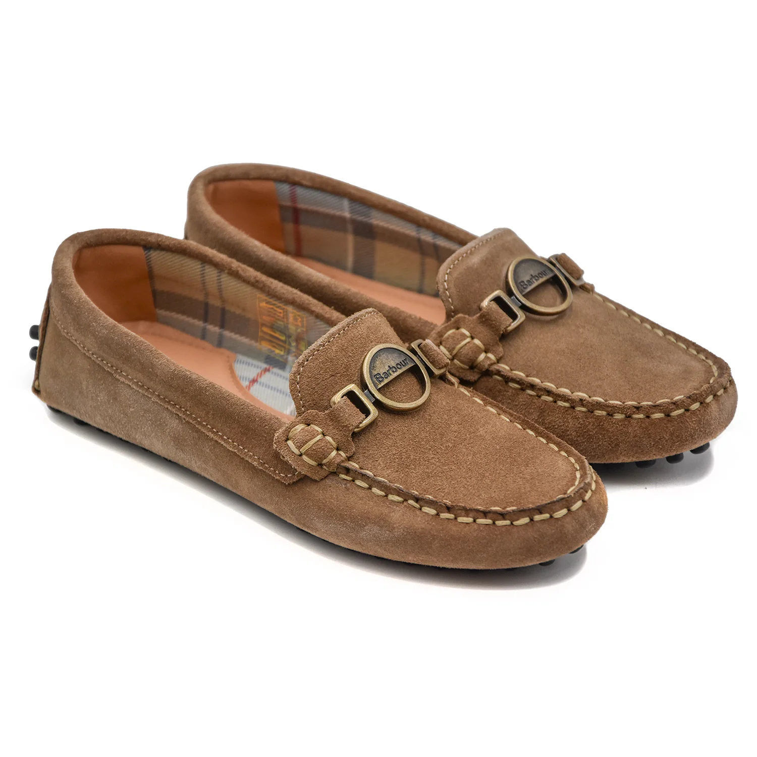 Mocassini Donna Barbour Laire Beige Offrono Ampia Flessibilità - Image 4