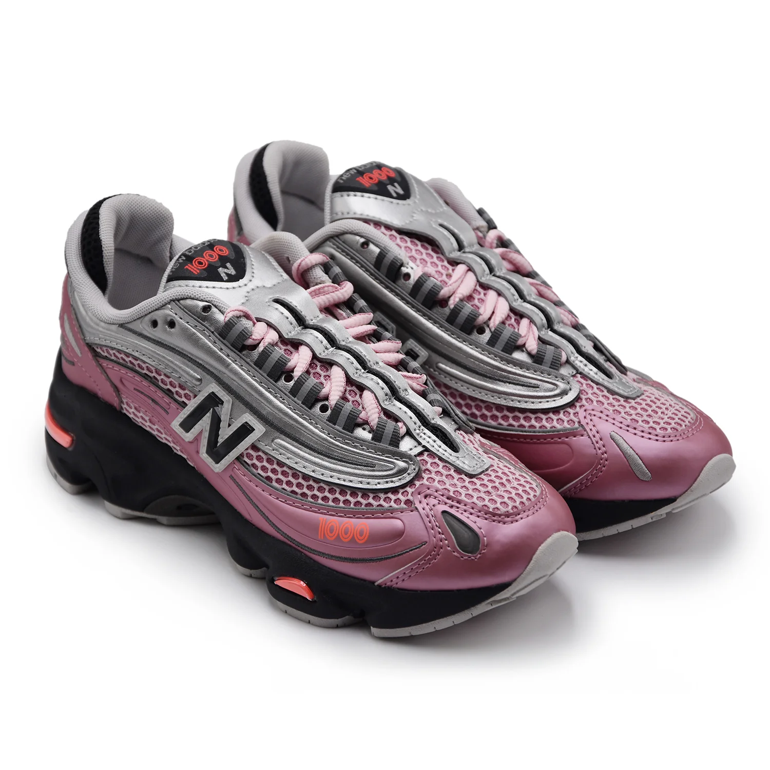 Sneakers New Balance 1000 Donna Mesh Pink Taffy Stile Grintoso - Image 2