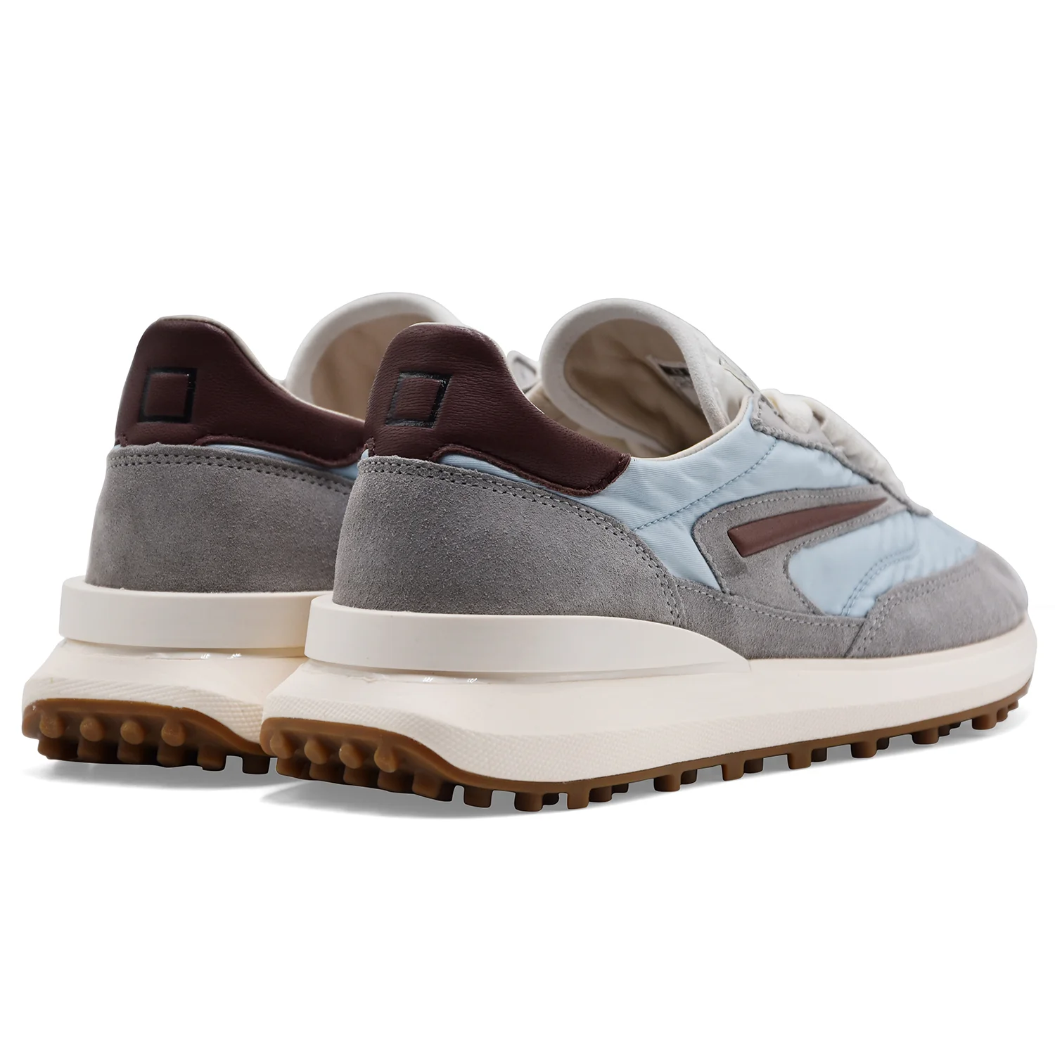 Sneakers D.A.T.E. Uomo Athleta Nylon Light Sky Stile Sportivo - Image 5