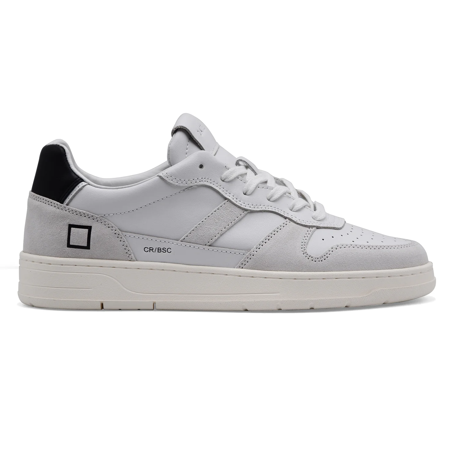 Sneakers D.A.T.E. Court 2.0 Basic Essenziale Uomo Bianco Nero