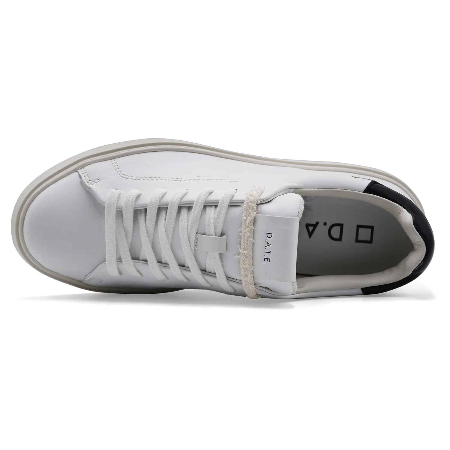 Sneakers D.A.T.E. Levante Uomo Bianco Stile Essenziale Pulito - Image 3