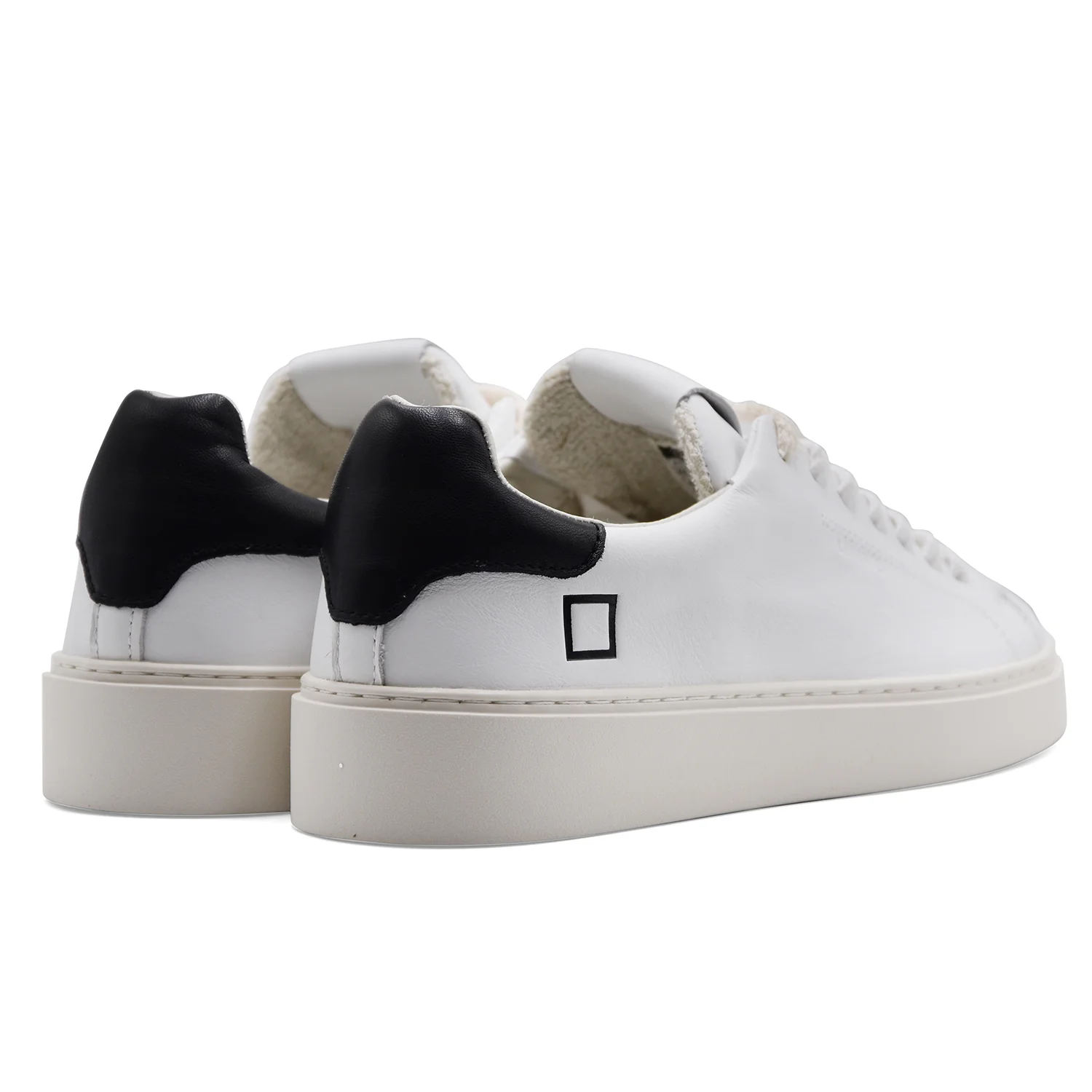 Sneakers D.A.T.E. Levante Uomo Bianco Stile Essenziale Pulito - Image 5