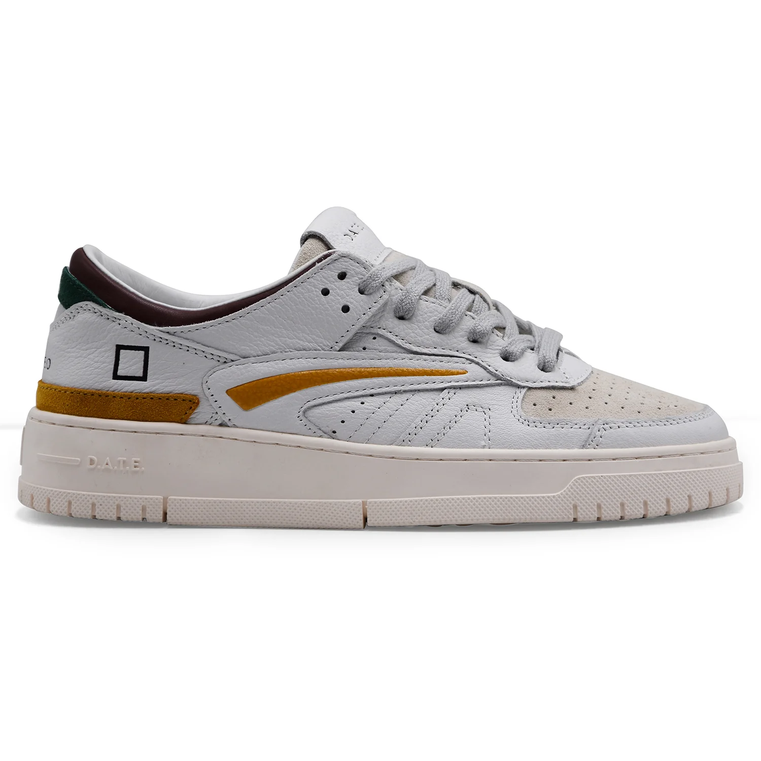Sneakers D.A.T.E. Torneo Colored White Mustard Uomo Traspirabile