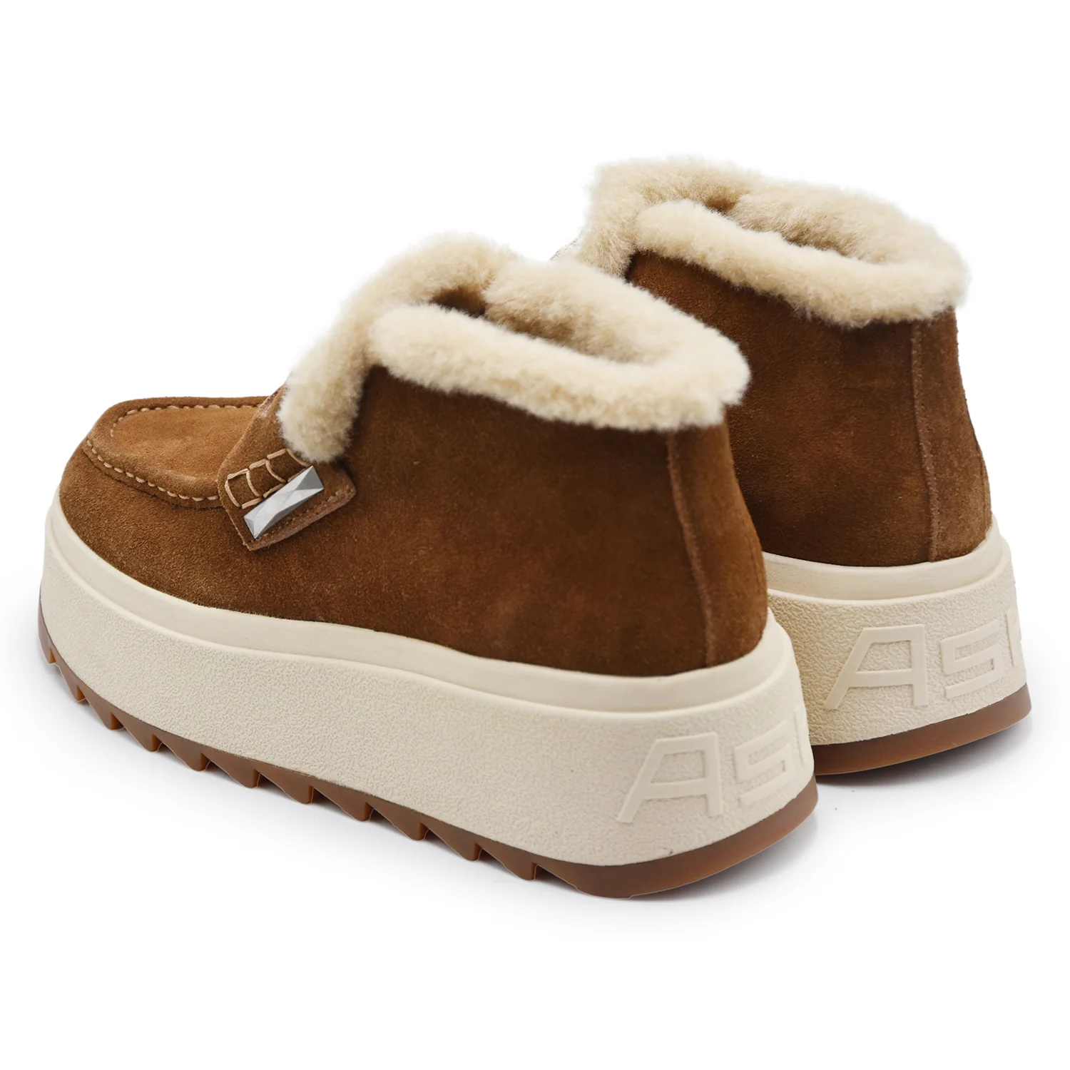 Stivaletti Ash Magic Donna Camoscio Land Interno In Pelliccia - Image 3