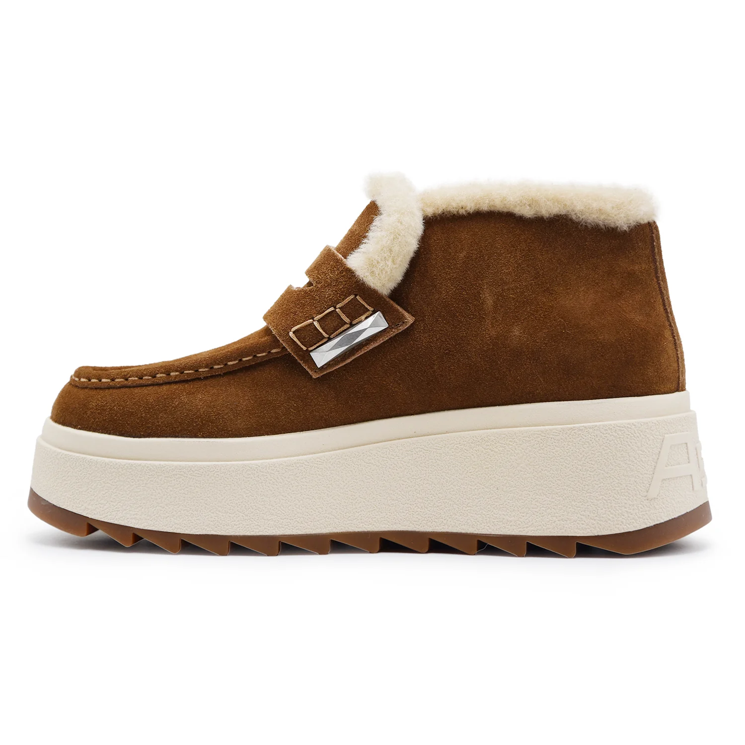 Stivaletti Ash Magic Donna Camoscio Land Interno In Pelliccia - Image 4