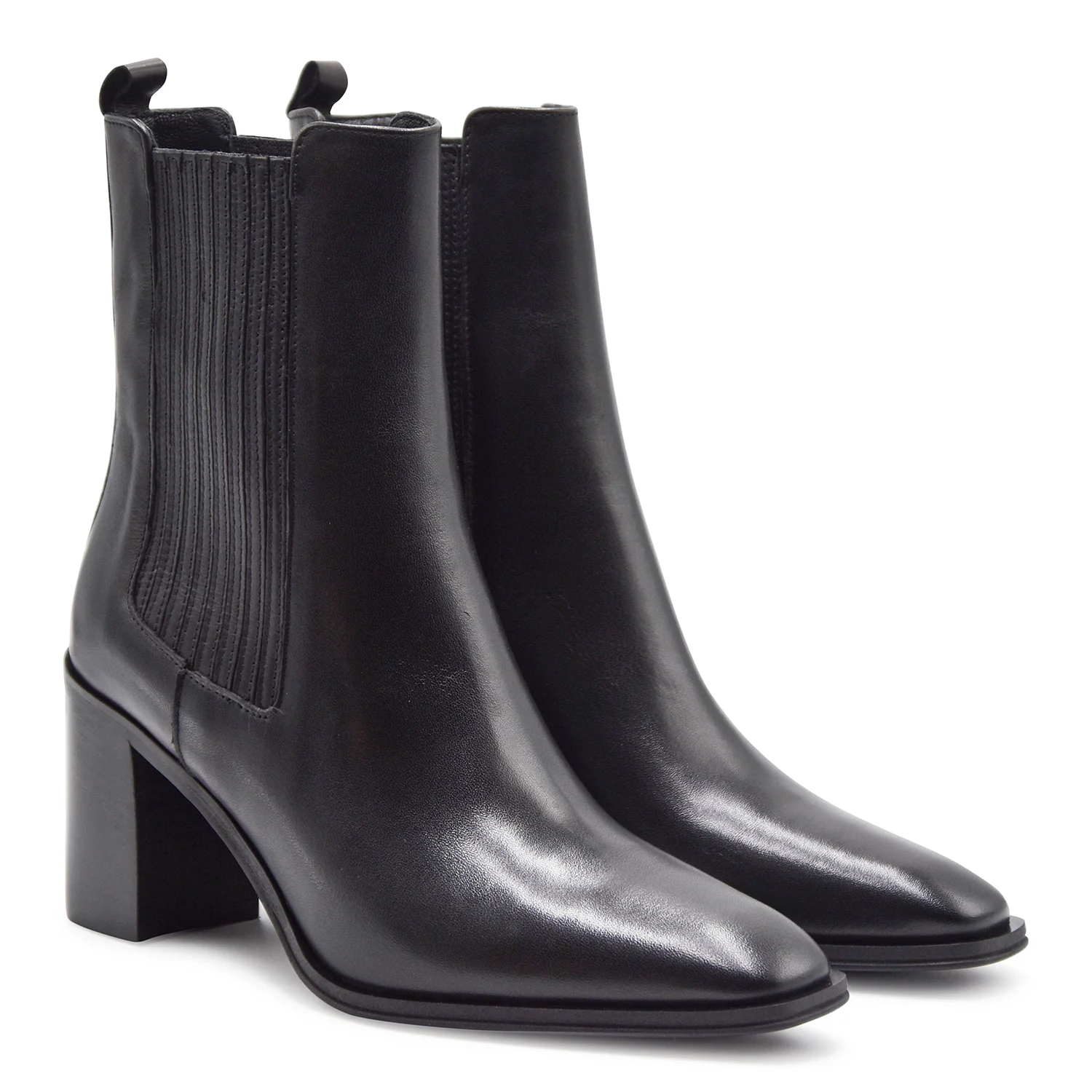 Stivaletti Riccardo P. Donna MANDY1 Pelle Nero Made In Italy - Image 2