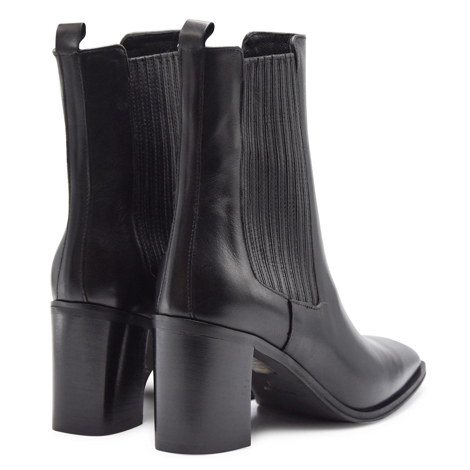 Stivaletti Riccardo P. Donna MANDY1 Pelle Nero Made In Italy - Image 4