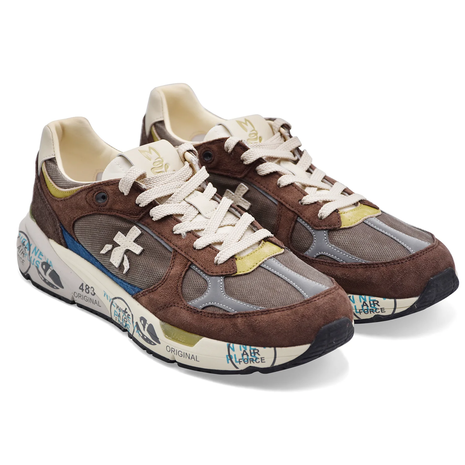 Sneakers Uomo Premiata Mase 25 8026 Burgundy Suola Ammortizzata - Image 2