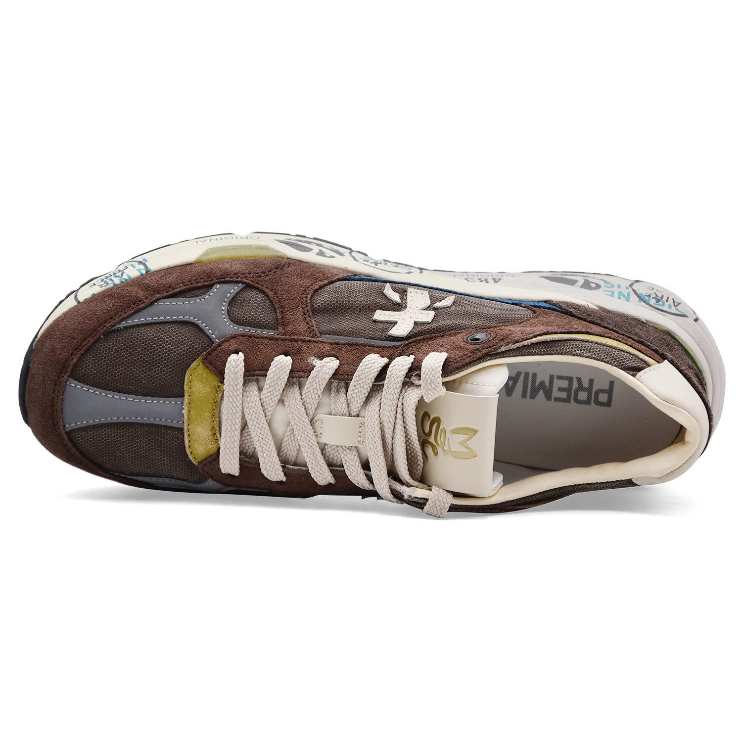 Sneakers Uomo Premiata Mase 25 8026 Burgundy Suola Ammortizzata - Image 3