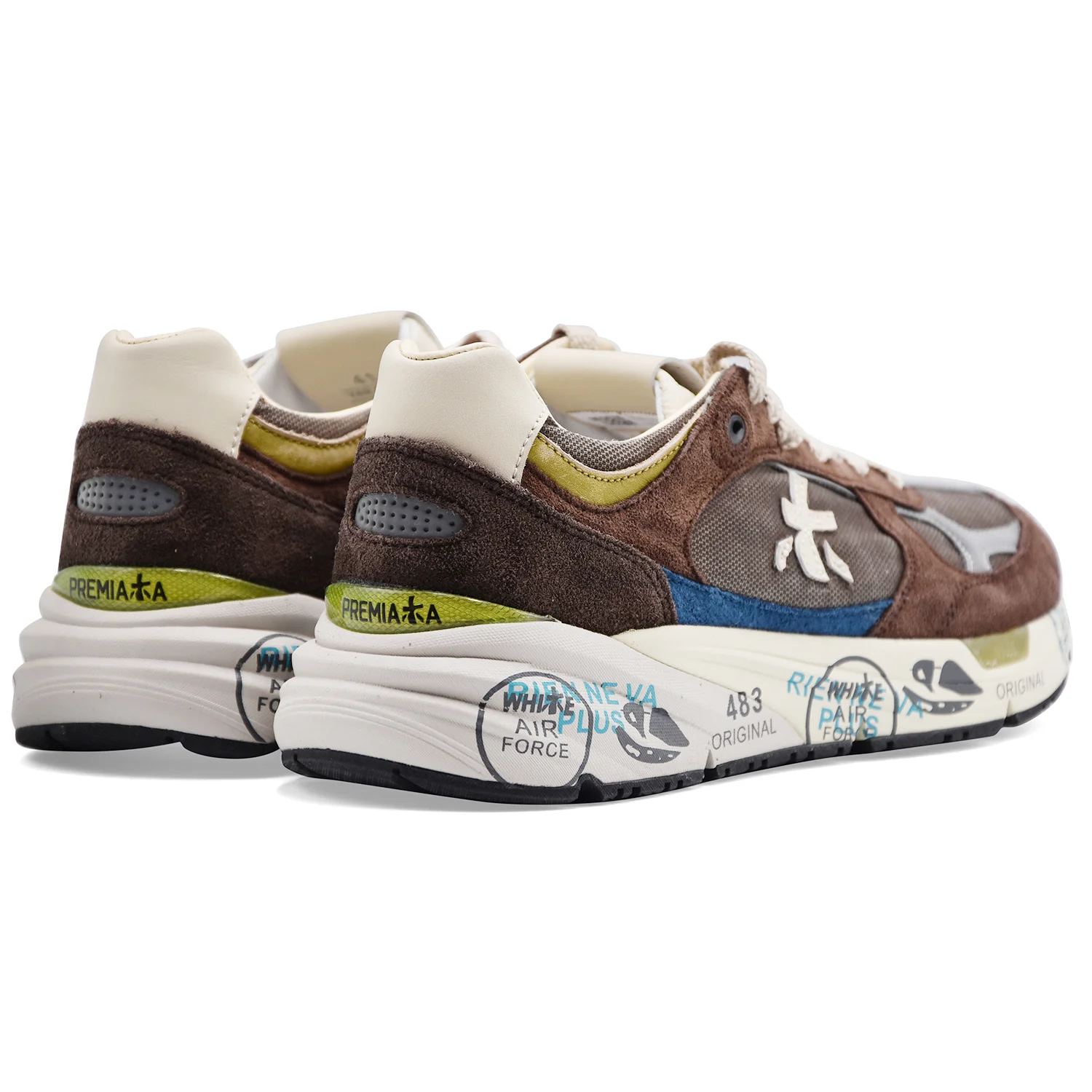 Sneakers Uomo Premiata Mase 25 8026 Burgundy Suola Ammortizzata - Image 5