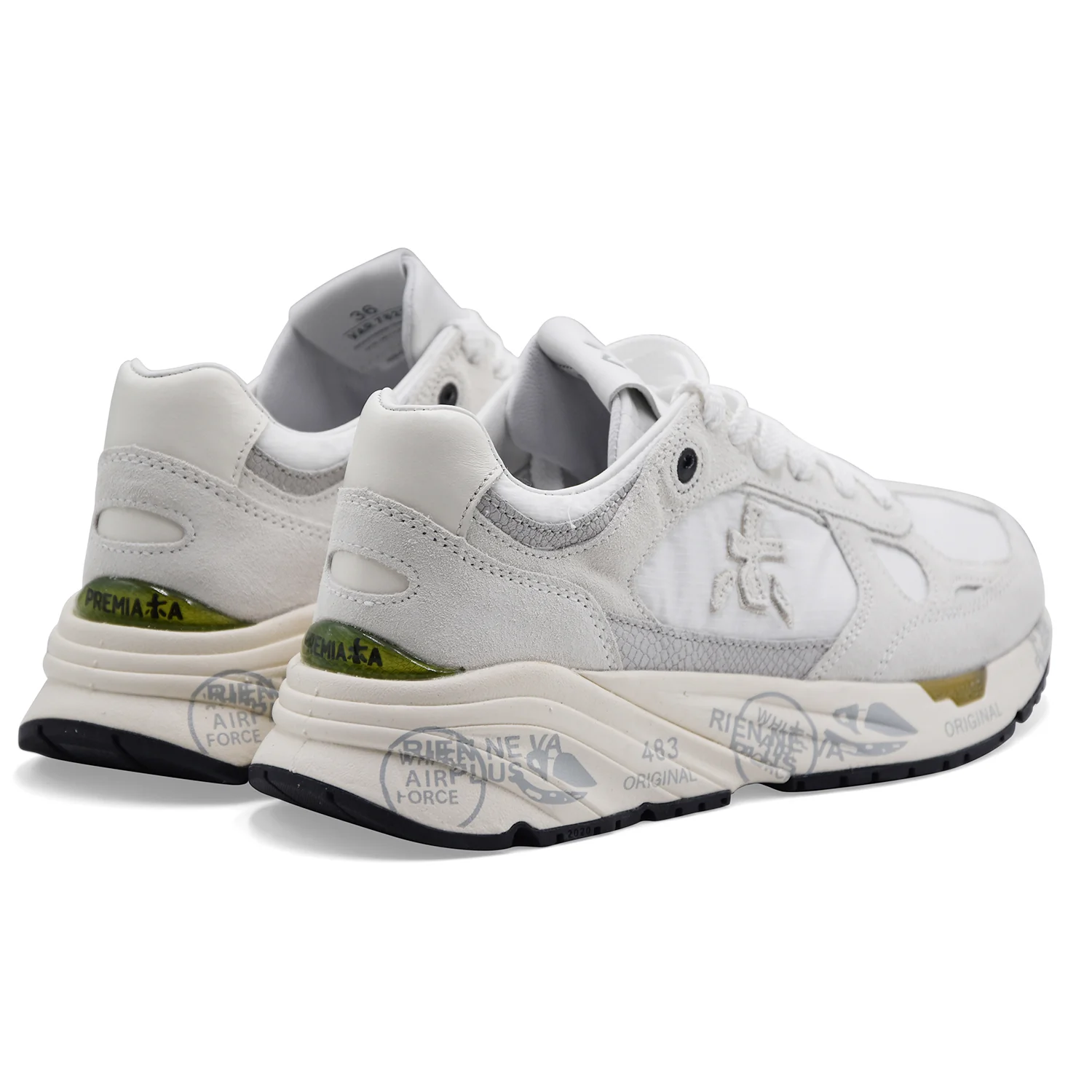 Sneakers Donna Premiata Mased 7823 Bianco Silhouette Moderna - Image 4