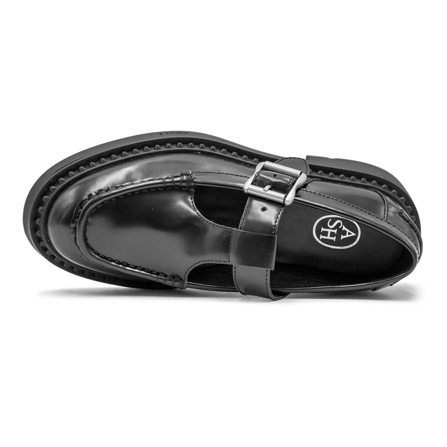 Mocassini T-Strap Ash Mason Nero Un RetroÌ Davvero Alla Moda Donna - Image 4