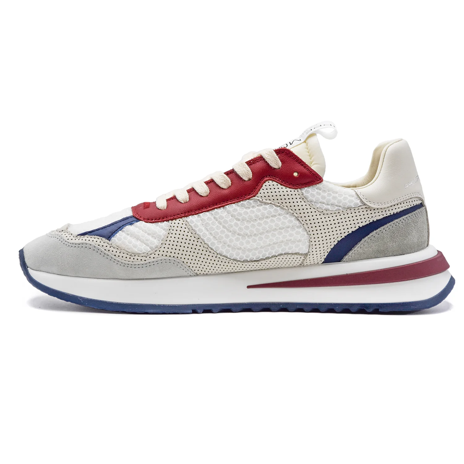 Sneakers Philippe Model Olympique Uomo Bianco Bordeaux 3D Insert - Image 5
