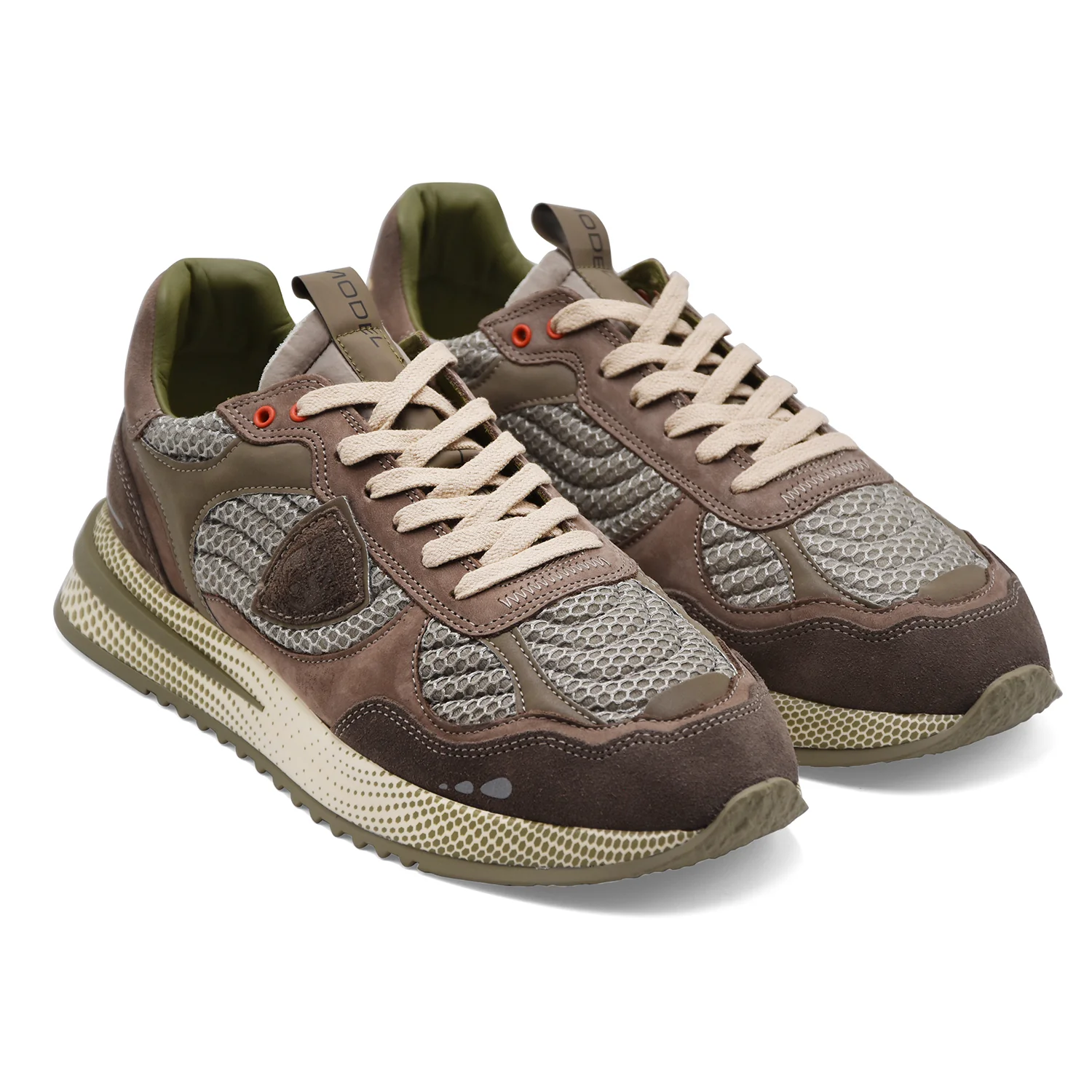 Sneakers Philippe Model Uomo Olympique Fango E Verde Militare - Image 2