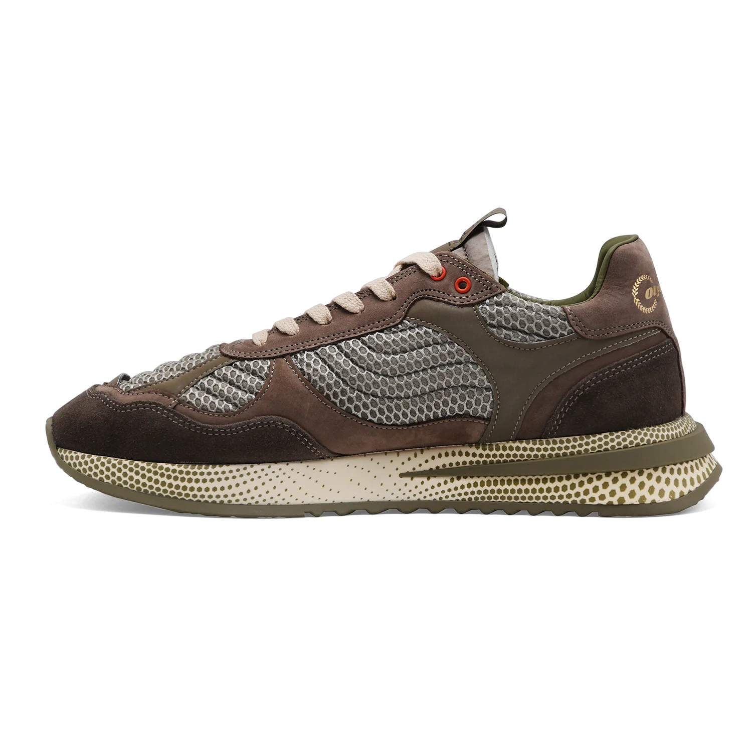 Sneakers Philippe Model Uomo Olympique Fango E Verde Militare - Image 4