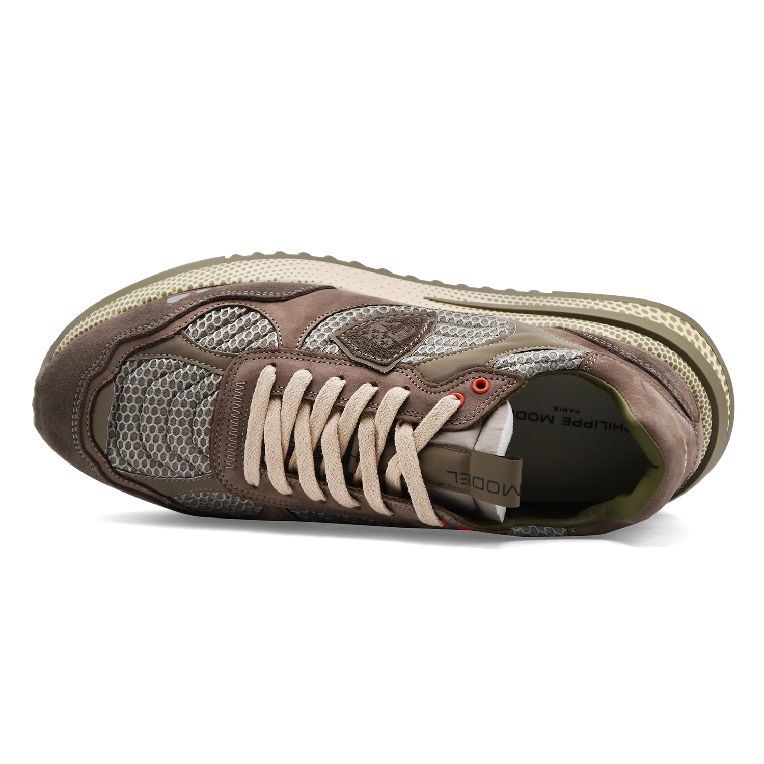 Sneakers Philippe Model Uomo Olympique Fango E Verde Militare - Image 5