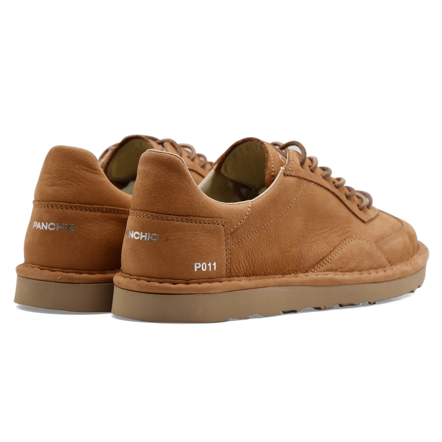 Sneakers Uomo Panchic P011 Nubuck Cammello Sportive E Casual - Image 4