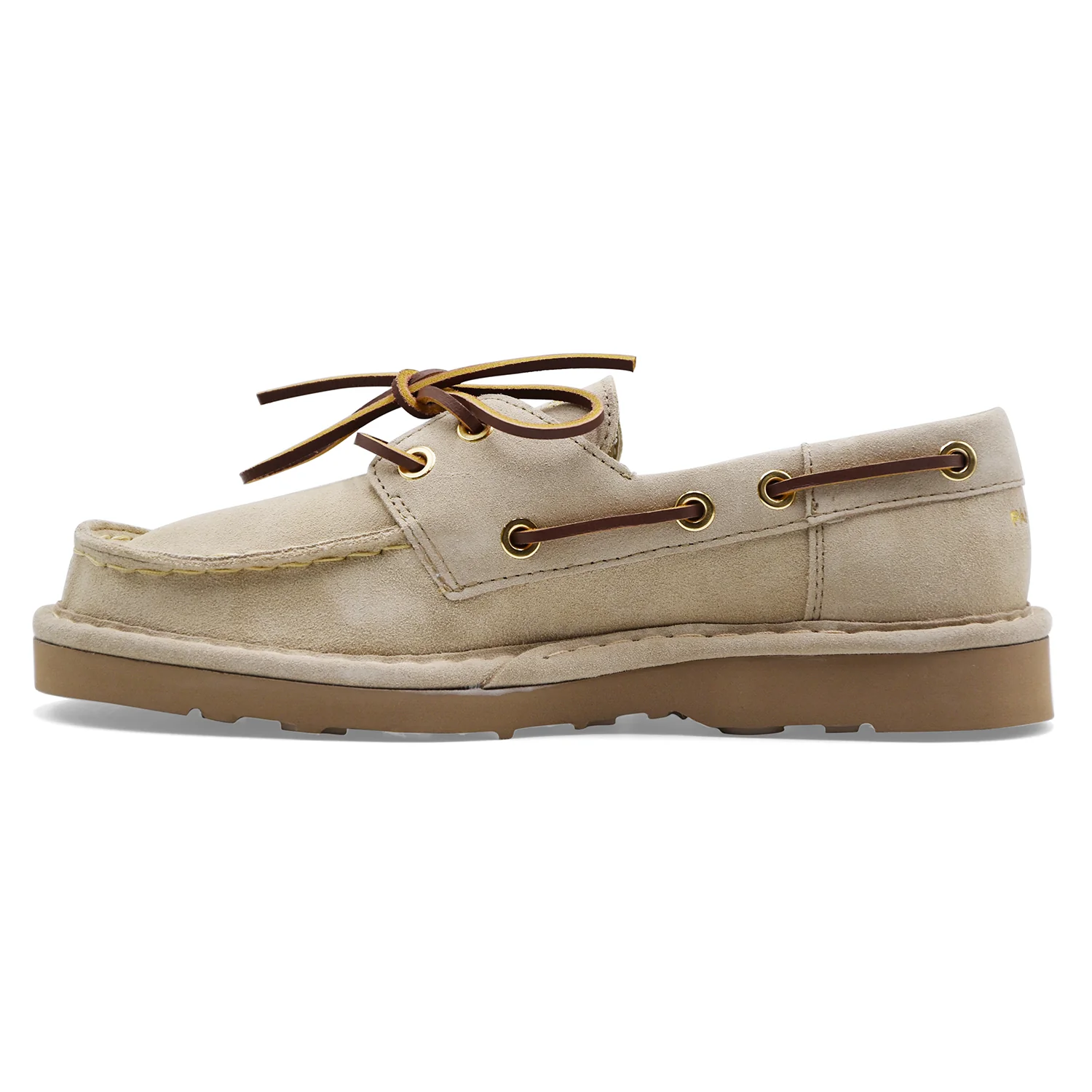Panchic Scarpe Da Barca Donna P019 In Pelle Scamosciata Sand - Image 4