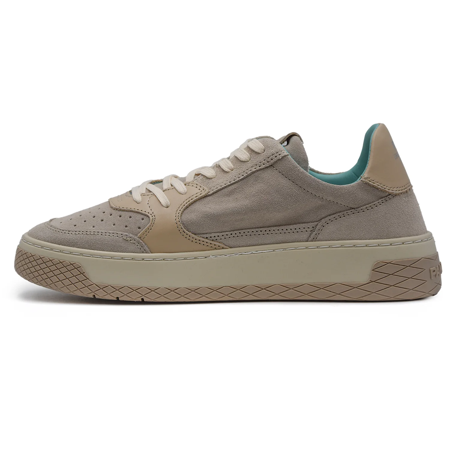 Sneakers Panchic Linea Basket P02 Uomo Grigio Con Logo Posteriore - Image 3