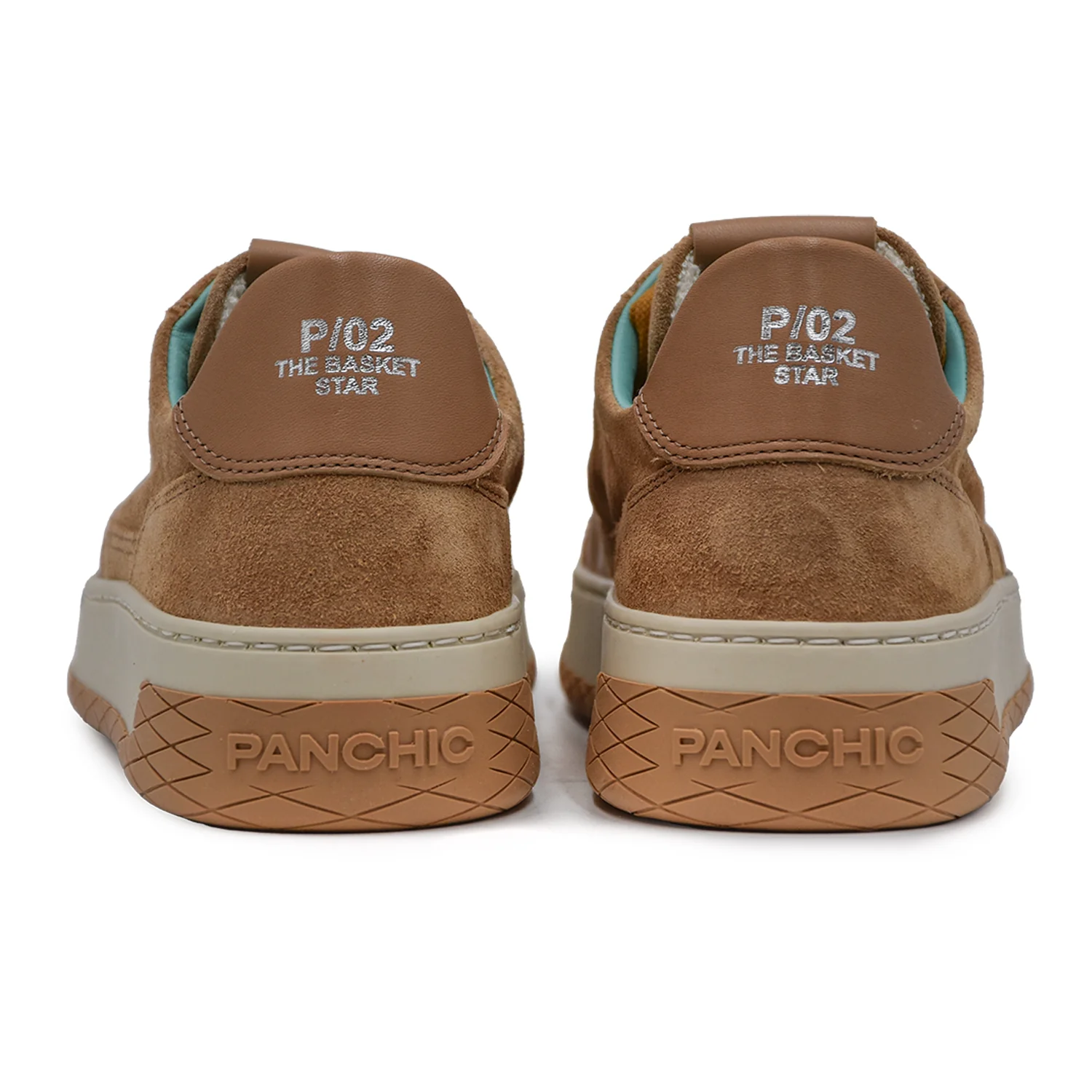 Panchic Sneakers Low-Top Biscotto Uomo Dal Mix Di Materiali - Image 3